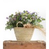 statice flower basket