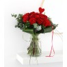 bouquet of 25 red roses