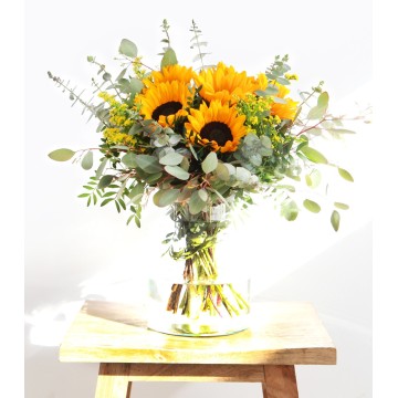 bouquet sunflowers