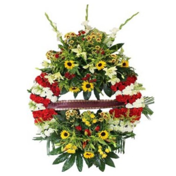 Large Funeral Wreath of Flowers Funeral Florist Funeral Home