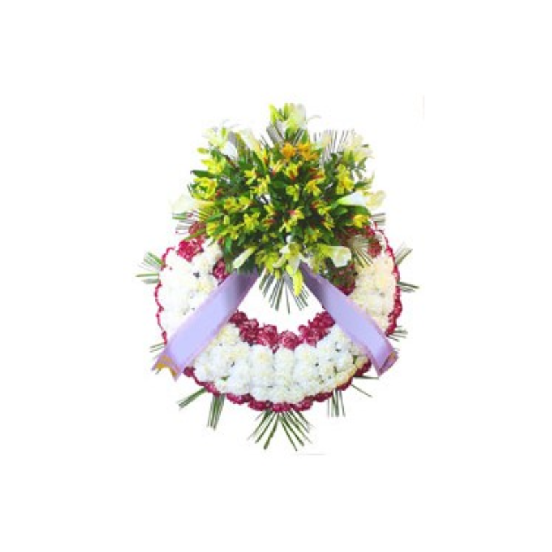Corona de Flores Baratas. Floristería en España Entrega Urgente