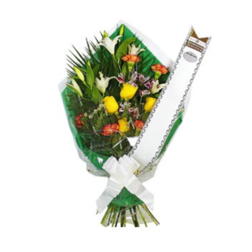 Funeral Bouquet of Fresh Flowers for the Deceased. Expedited Shipping Today