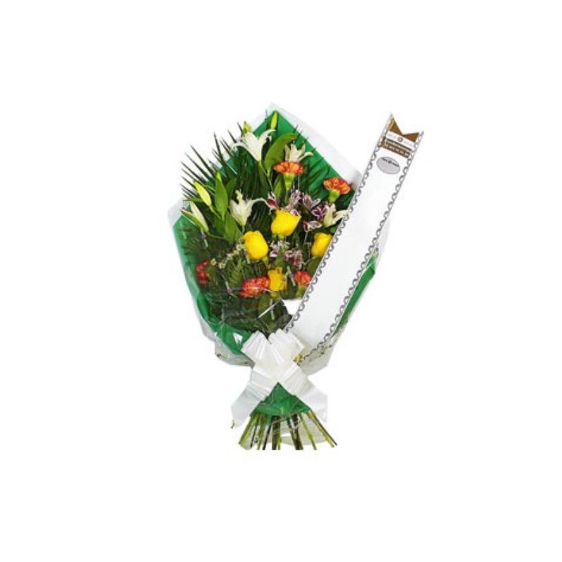 Ramo Funeral de Flores Frescas para Difuntos. Envío Urgente Hoy