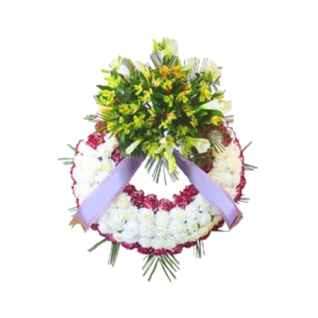 Corona de Flores Baratas. Floristería en España Entrega Urgente