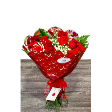 Gift for Valentine's Day Bouquet of Roses with Free delivery
