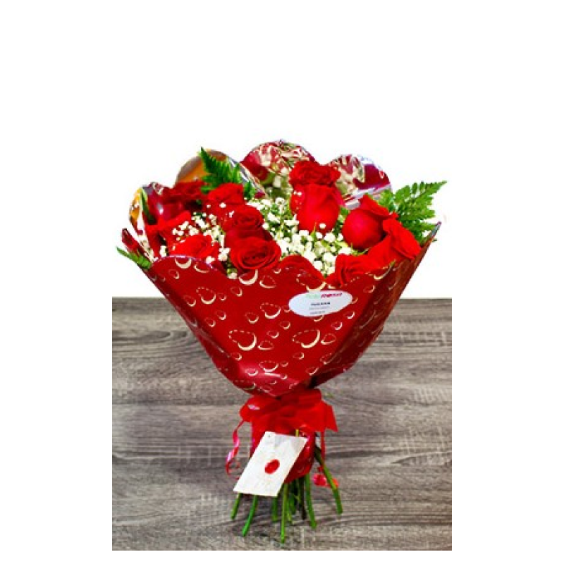 Gift for Valentine's Day Bouquet of Roses with Free delivery