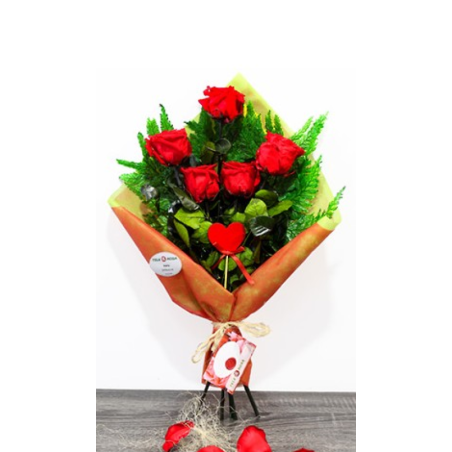 Give on Valentine's Day Eternal Roses Bouquet of Preserved Roses