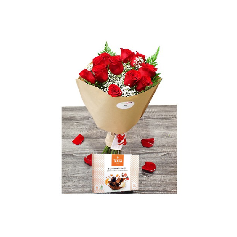 Buy Red Roses and Chocolates Queen of Chocolates Free Delivery