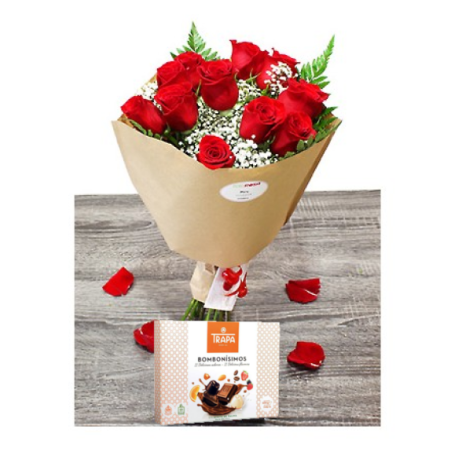 Buy Red Roses and Chocolates Queen of Chocolates Free Delivery