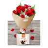 Buy Red Roses and Chocolates Queen of Chocolates Free Delivery