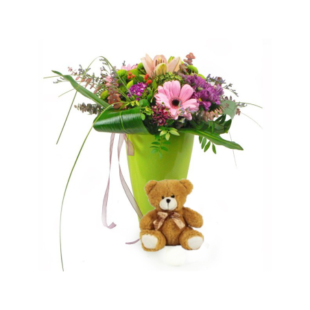 Gift Bouquet of Flowers Teddy Flower to Give as  Gift Beautiful flower