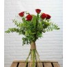 Bouquet of 6 Roses. Flowers at home Free home delivery