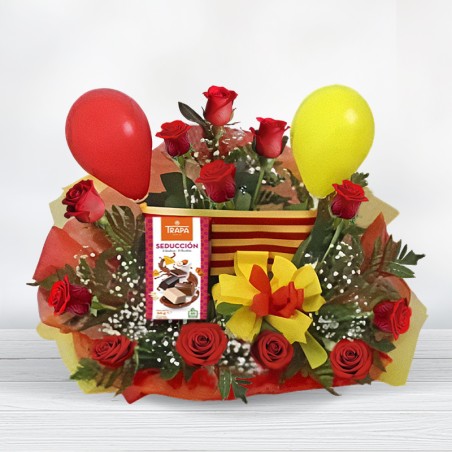 Send Roses for Sant Jordi at home Centro de Rosas Senyera