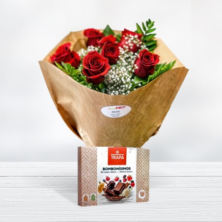 Buy Roses and Chocolates at Home in Spain Envío Gratis
