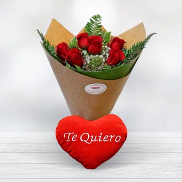 Comprar Rosas con corazón Rosas con Entrega Gratis a domicilio