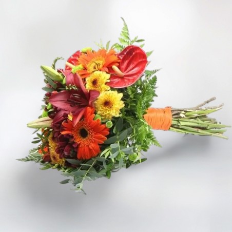 Malibu Bouquet of Colorful and Cheerful Flowers Florist at Home