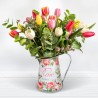 Bouquet of Tulips Free Vase Tulips at Home Free Shipping