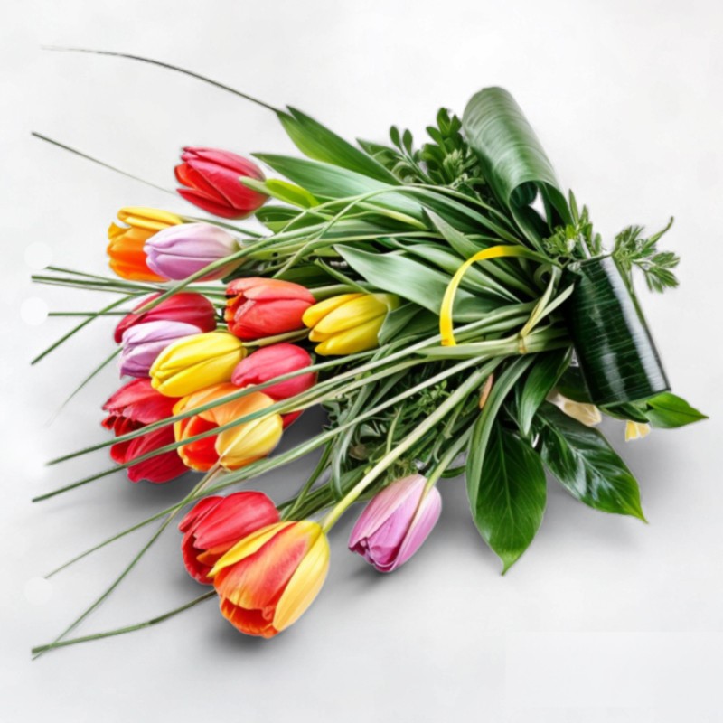 Ramo de Tulipanes. Enviar  tulipanes a domicilio Gratis Floristería