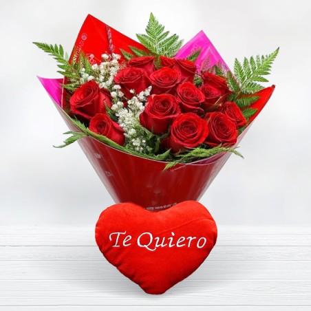 Oferta de Flores San Valentín Rosas a Domicilio Entrega GRATIS