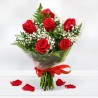 Ramo de 6 Rosas. Flores a domicilio. Entrega a domicilio Gratis