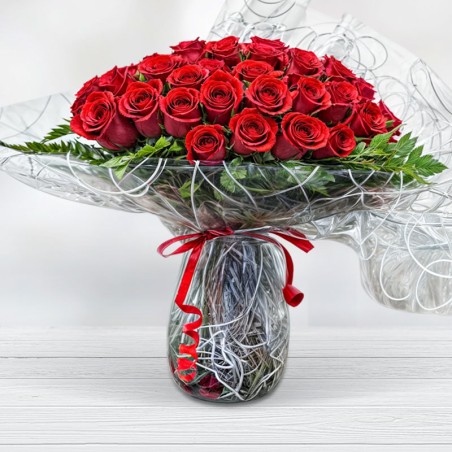 Ramo de 50 Rosas / Ramo de 51 Rosas Rojas a Domicilio