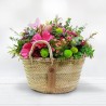 Home delivery of original flowers. Forest flowers basket
