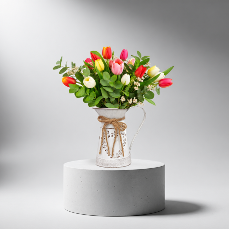 Ram de Tulipans Gerro Gratuït Tulipans a Domicili Enviament Gratis