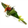 Red grouped vertical bouquet