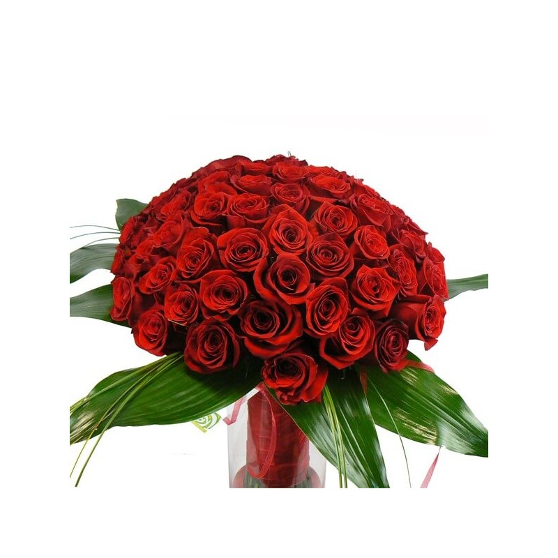 Ram de 80, 90 o 100 Roses Vermelles Espectacular Bouquet de Regal