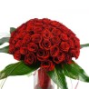 Spectacular bouquet of red roses