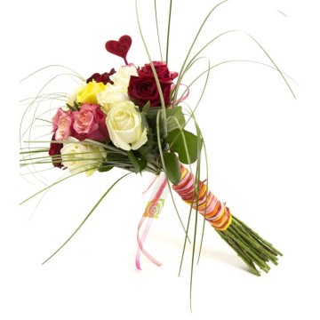 Bouquet of Varied Roses Bouquet of Roses at home Free Delivery