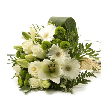 Bouquet Blanco - Comprar flores online - Copito de nieve  a Domicilio