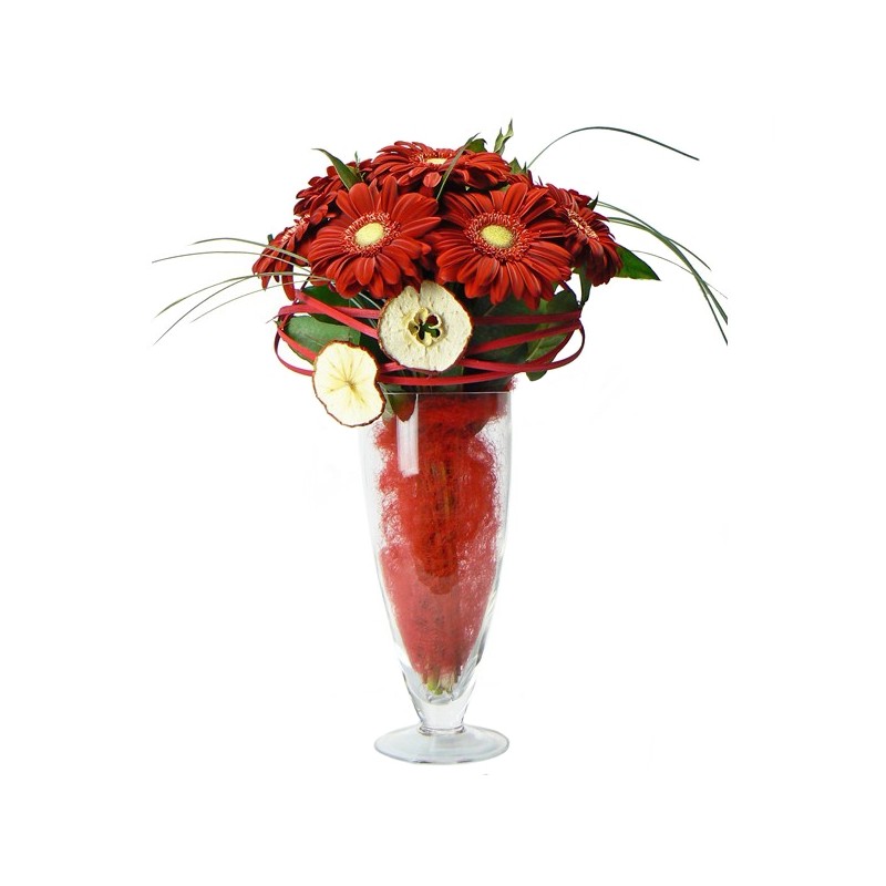 Gerberas bouquet to give away. To buy Bouquet of Gerberas with Vase