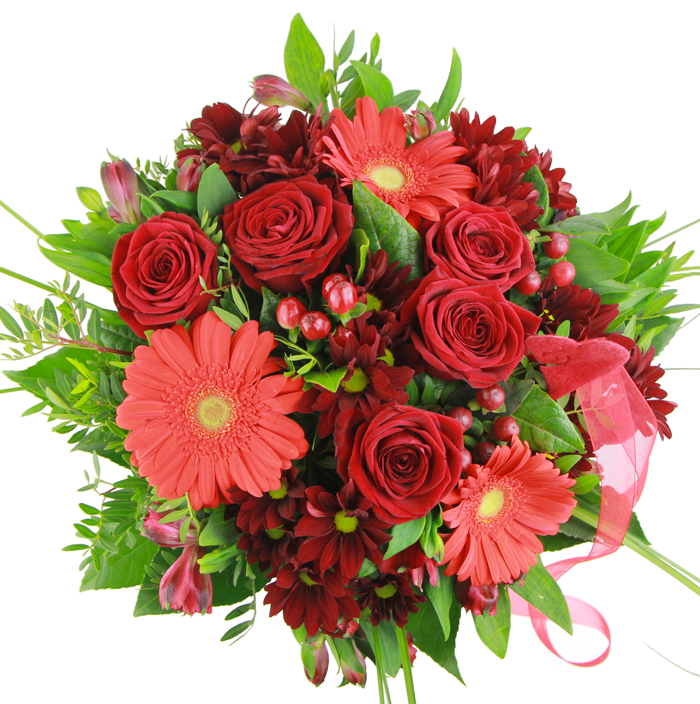 Bouquet de flores para San Valentín