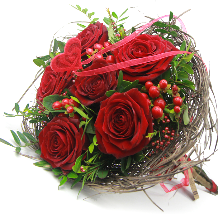 Bouquet de rosas de san valentin